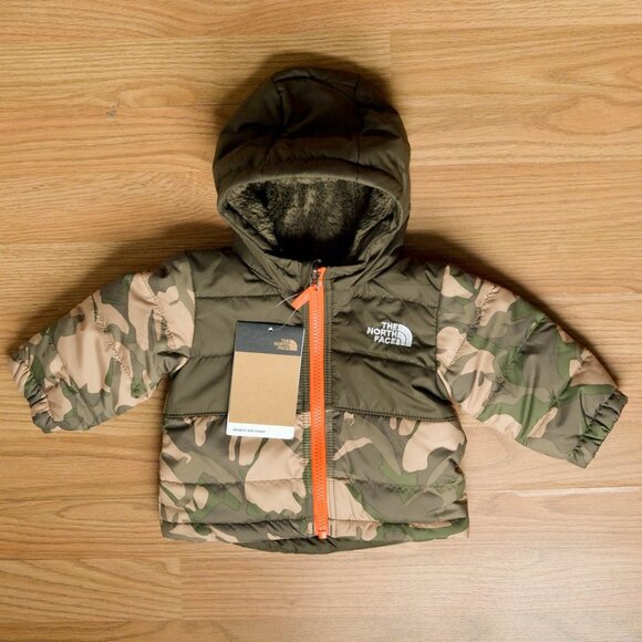 THE NORTH FACE Infant Reversible Jacket Hooded Mount Chimborazo NWT 3-6 MONTHS